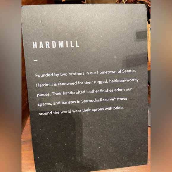 Starbucks Waxed canvas apron FREE SHIPPING Starbucks Barista Apron Leather apron - Picture 7 of 8